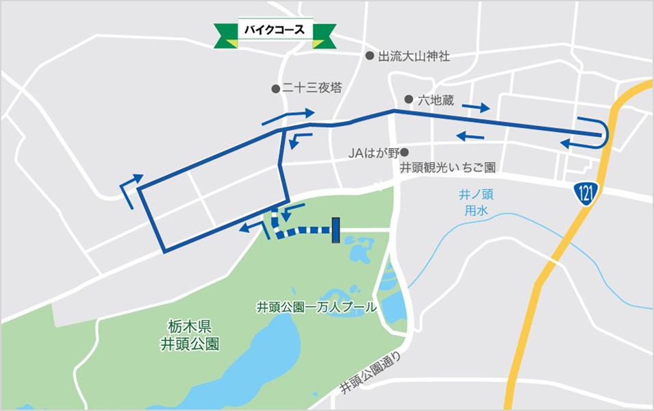 バイクコース（公園外：公道）